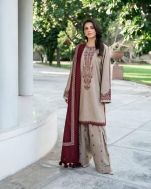 Sapphire Winter Dhanak Stitched 3 Piece Embroidered Collection