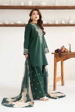 Pezwaan Winter Dhanak 3 Piece Embroidered Suit 2026