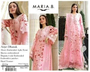 Premium Airjet Dhanak Winter Suit | Kinari Collection